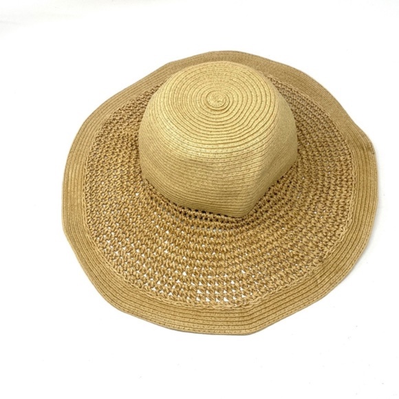 💖MEGA SALE💖J. Crew& August HC 2 beach hats SET Tan Green ALSU00514 - Picture 2 of 9